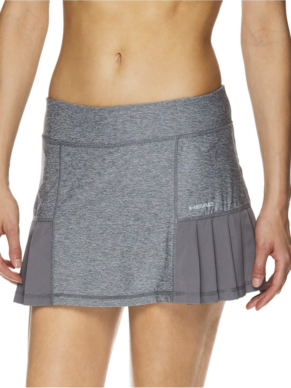HEAD Grey Performance Pleated Tennis Skirt